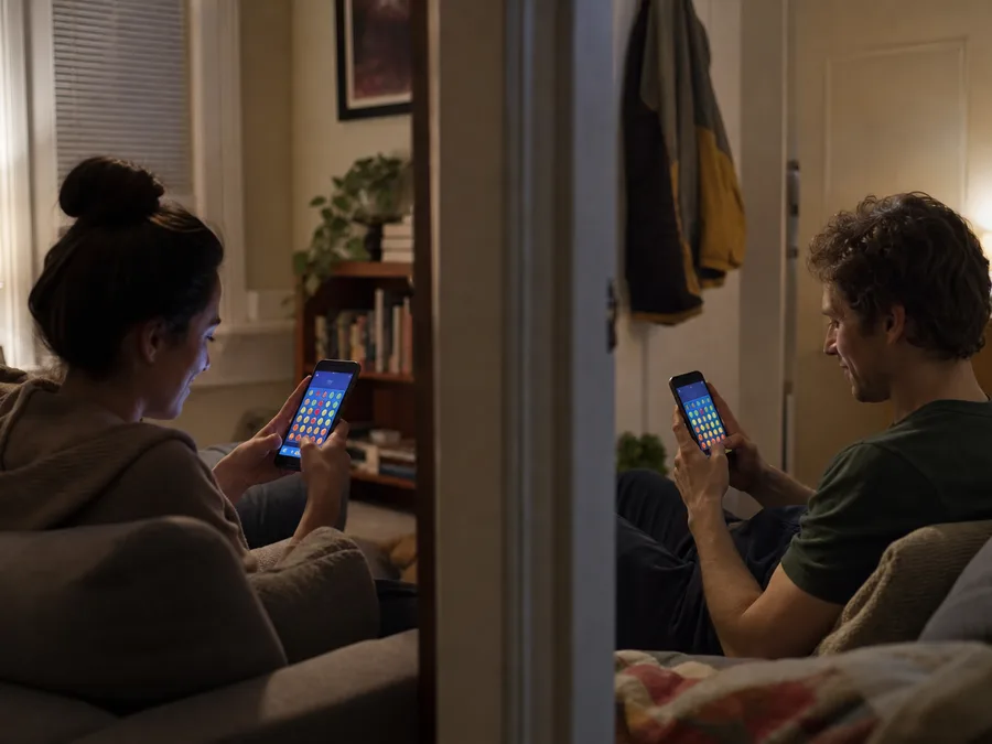 Leave, reconnect, and close-room states for online Four in a Row